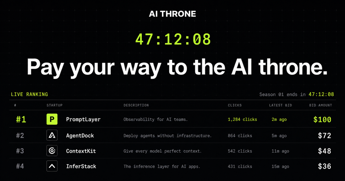 AI THRONE Open Graph preview